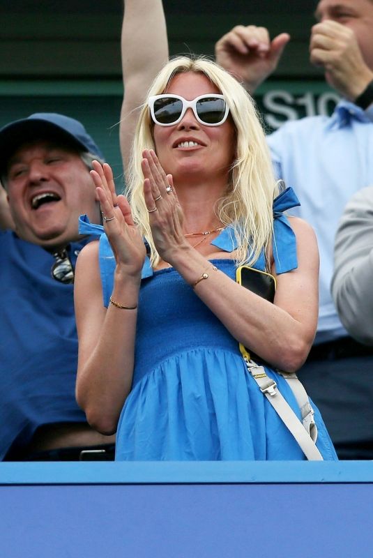 CLAUDIA SCHIFFER at Chelsea vs Tottenham Hotspur Game in London 08/14/2022