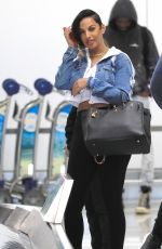 CRYSTAL RENAY Arrives at LAX Airport in Los Angeles 08/26/2022