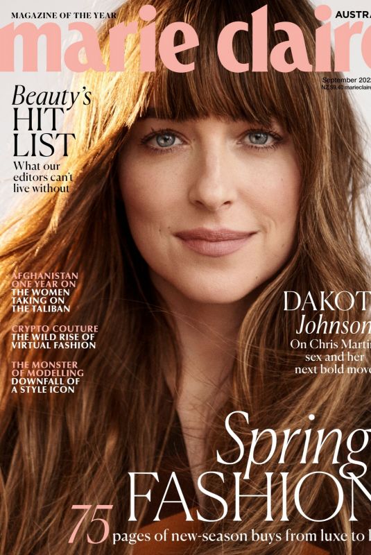 DAKOTA JOHNSON in Marie Claire Magazine, Australia September 2022