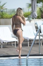 DANIELLE LLOYD in Bikini at a Pool in Dubai 08/18/2022