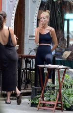 DAPHNE GROENEVELD Out for Dinner with Girlfriends in New York 08/07/2022