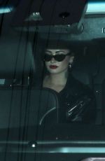DEMI LOVATO and Her New Boyfriend Jutes Leaves Giorgio Baldi in Santa Monica 08/21/2022