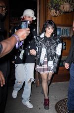 DEMI LOVATO Arrives at Lavo in New York 08/16/2022