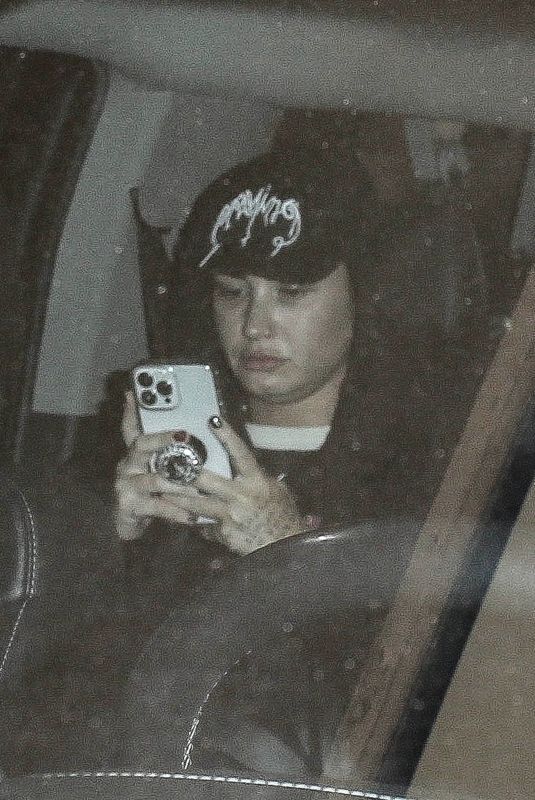 DEMI LOVATO Arrives at LAX Airport in Los Angeles 08/19/2022