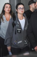 DEMI LOVATO Arrives in Sao Paulo 08/28/2022