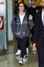 DEMI LOVATO Arrives in Sao Paulo 08/28/2022