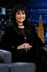 DEMI LOVATO at Tonight Show Starring Jimmy Fallon 08/16/2022