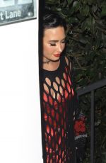 DEMI LOVATO Celebrates Her 30th Birthday with Jordan Lutes in West Hollywood 08/24/2022