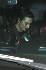 DEMI LOVATO Celebrates Her 30th Birthday with Jordan Lutes in West Hollywood 08/24/2022