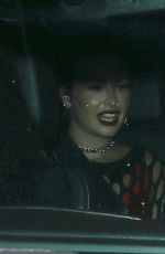 DEMI LOVATO Celebrates Her 30th Birthday with Jordan Lutes in West Hollywood 08/24/2022