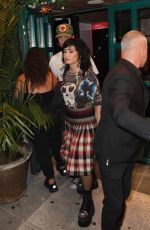 DEMI LOVATO Leaves Haswell Green