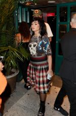 DEMI LOVATO Leaves Haswell Green