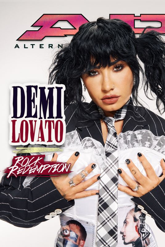 DEMI LOVATO on the Cover of Alternative Press Magazine, August 2022
