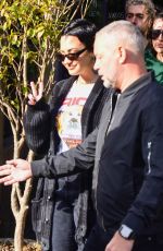 DEMI LOVATO Out for Lunch in Sao Paulo 08/30/2022