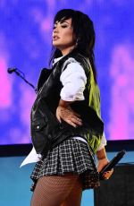 DEMI LOVATO Performs at Good Morning America in New York 08/19/2022