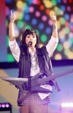 DEMI LOVATO Performs at Good Morning America in New York 08/19/2022