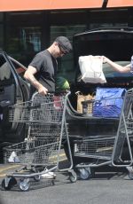 DITA VON TEESE and Adam Rajcevich Out Shopping in Los Angeles 08/09/2022