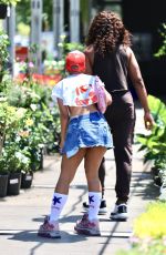 DOJA CAT Out Shopping in Calabasas 08/17/2022