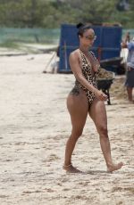 DRAYA MICHELE in Swimsuit at RoMarley Beach House in Puerto Morelos 08/07/2022