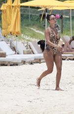 DRAYA MICHELE in Swimsuit at RoMarley Beach House in Puerto Morelos 08/07/2022
