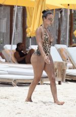 DRAYA MICHELE in Swimsuit at RoMarley Beach House in Puerto Morelos 08/07/2022