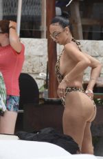 DRAYA MICHELE in Swimsuit at RoMarley Beach House in Puerto Morelos 08/07/2022