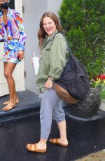 DREW BARRYMORE Arrives at Her Show in New York 08/07/2022