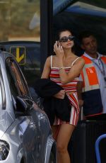 DUA LIPA Arrives at Airport in Ibiza 08/28/2022