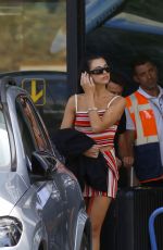 DUA LIPA Arrives at Airport in Ibiza 08/28/2022
