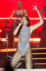 DUA LIPA Performs at Sziget Music Festival in Budapest 08/10/2022