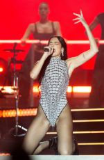 DUA LIPA Performs at Sziget Music Festival in Budapest 08/10/2022