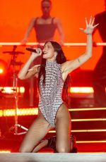 DUA LIPA Performs at Sziget Music Festival in Budapest 08/10/2022