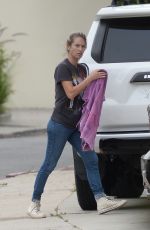 DYLAN PENN Washes Her Truck Out in Los Angeles 08/18/2022