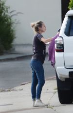 DYLAN PENN Washes Her Truck Out in Los Angeles 08/18/2022