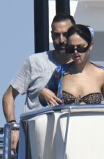 EIZA GONZALEZ in Bikini at a Yacht in Sardinia 08/05/2022
