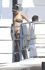 EIZA GONZALEZ in Bikini at a Yacht in Sardinia 08/05/2022