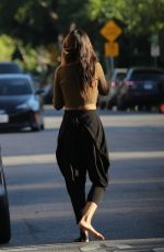 EIZA GONZALEZ Out Barefoot in West Hollywood 08/15/2022