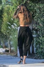 EIZA GONZALEZ Out Barefoot in West Hollywood 08/15/2022
