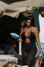ELETTRA LAMBORGHINI in Swimsuit at a Beach in Ibiza 08/24/2022