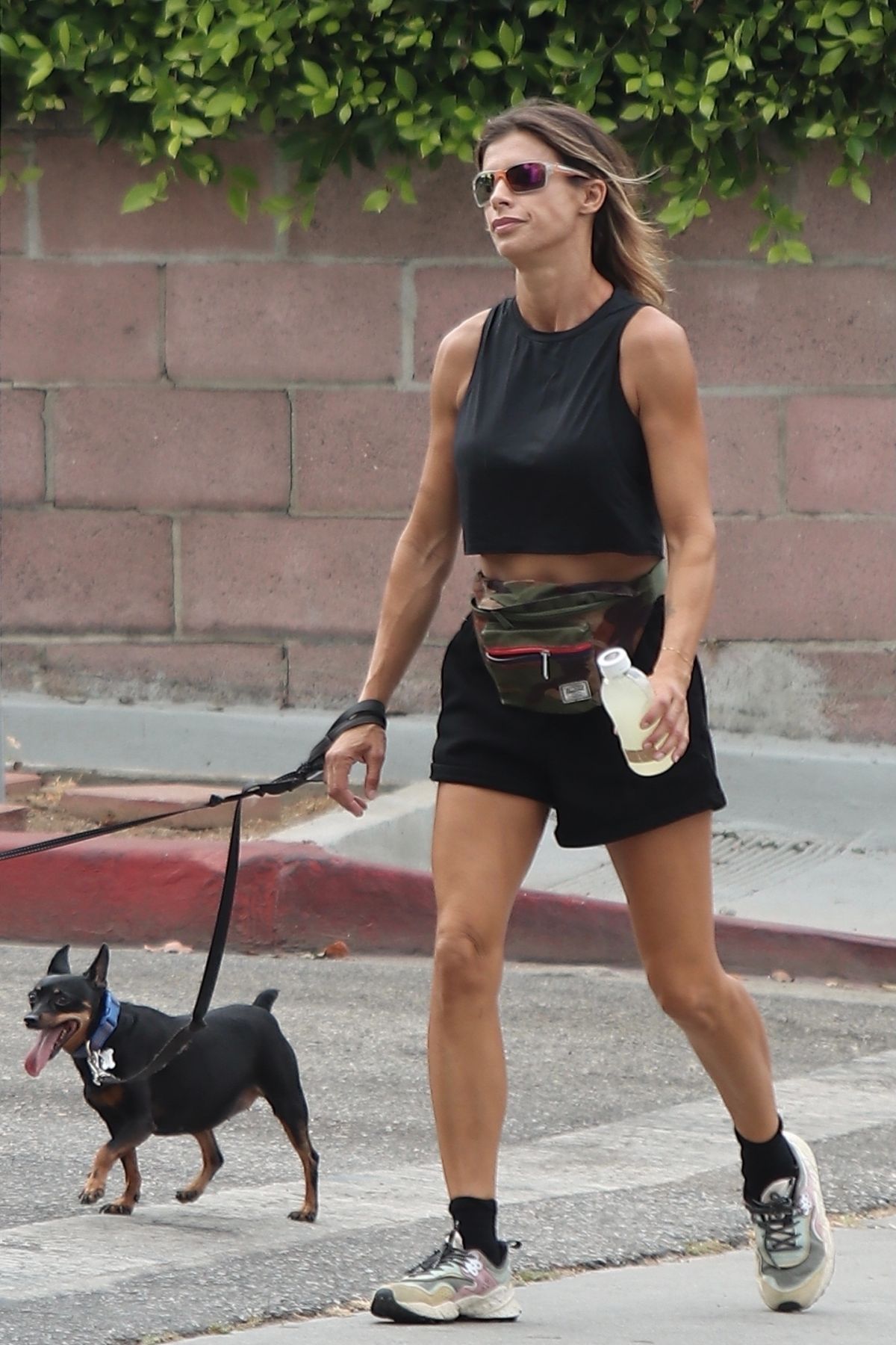 ELISABETTA CANALIS Out with Her Dogs in Beverly Hills 08/20/2022 ...