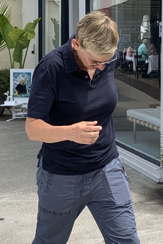 ELLEN DEGENERES Out and About in Montecito 08/26/2022