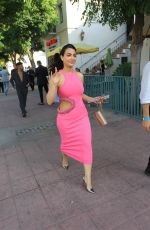 EMERAUDE TOUBIA Arrives at Bullet Train Premiere in Westwood 08/01/2022