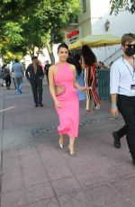 EMERAUDE TOUBIA Arrives at Bullet Train Premiere in Westwood 08/01/2022