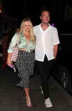 EMILY ATACK and Liam McGough Night Out in London 08/17/2022