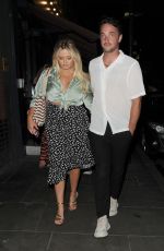 EMILY ATACK and Liam McGough Night Out in London 08/17/2022