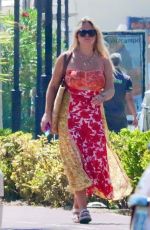 EMILY ATACK Out with Her Mother KATE RBBINSON in Marbella 08/25/2022
