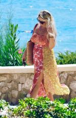 EMILY ATACK Out with Her Mother KATE RBBINSON in Marbella 08/25/2022
