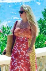 EMILY ATACK Out with Her Mother KATE RBBINSON in Marbella 08/25/2022