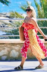 EMILY ATACK Out with Her Mother KATE RBBINSON in Marbella 08/25/2022