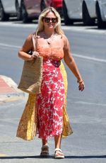 EMILY ATACK Out with Her Mother KATE RBBINSON in Marbella 08/25/2022